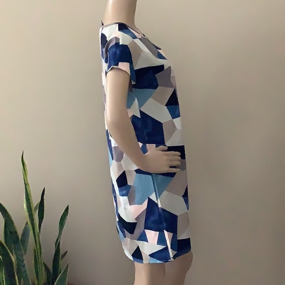 SHEIN lune batswing sleeve geo dress - Picture 6 of 9